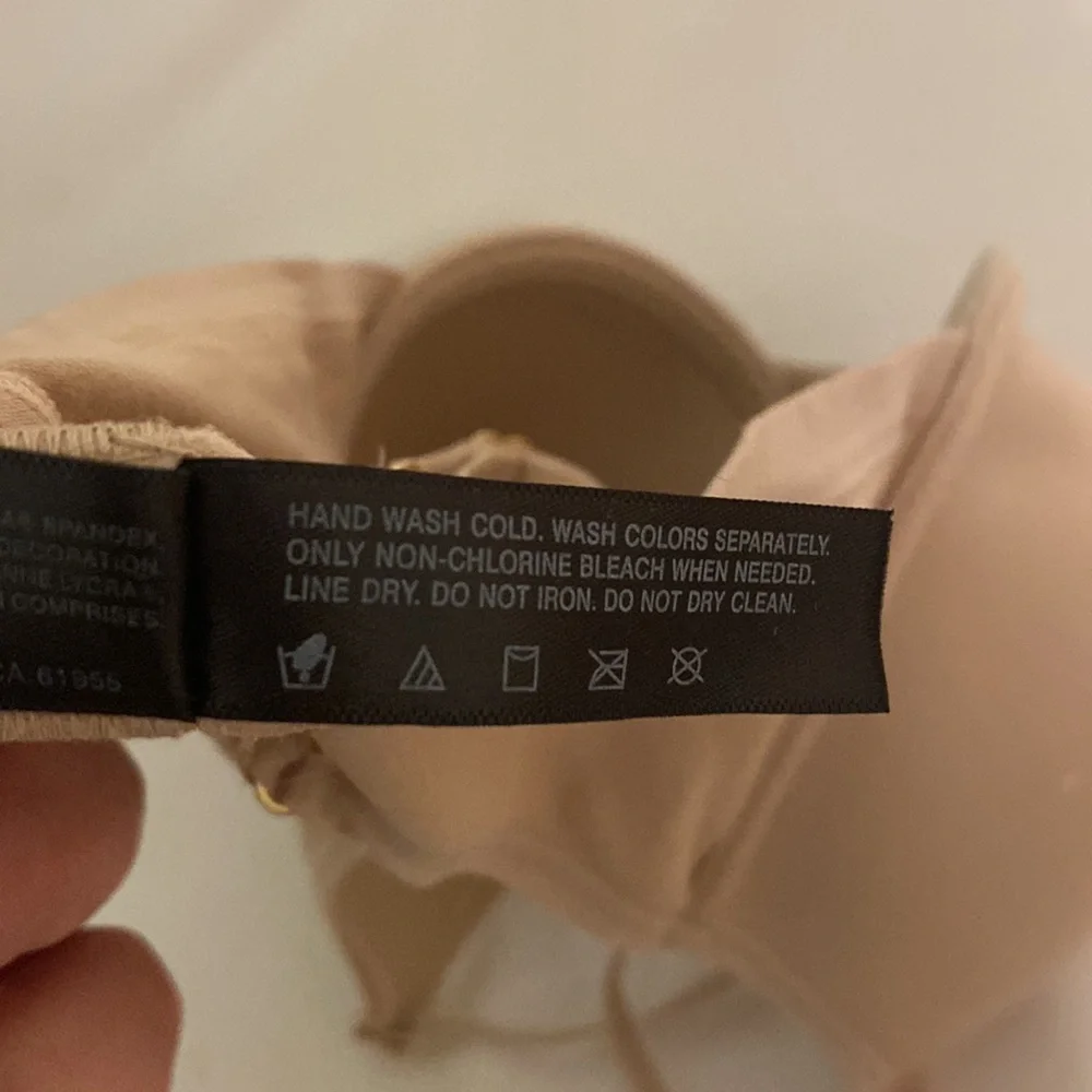 Natori Women’s Underwire Single Hook Clasp Bra Tan Nude Size 34C